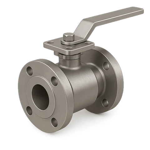 Титановый кран шаровой фланцевый ДУ 150 РУ 25